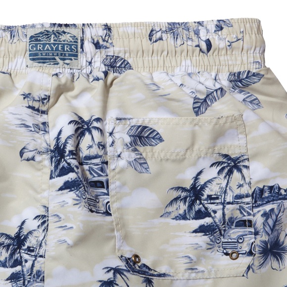 Brand New - Grayers South Pacific Recycled Poly Swim Trunks - Picture 4 of 4